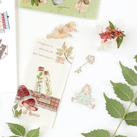 Gold-Foiled Botanical Plant Lovers Flake Stickers