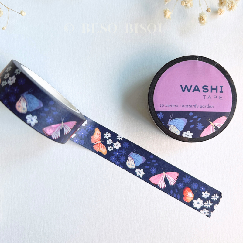 Girl of All Work - Butterfly Garden Washi Tape