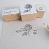 Yohaku - Carte Vintage Rubber Stamp (S-062)
