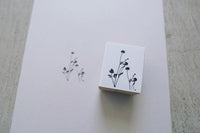 Yohaku - Delicate Flowers Rubber Stamp (S-041)