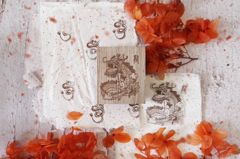 NEW LIMITED EDITION - Black Milk Project Dragon Dance Rubber Stamp