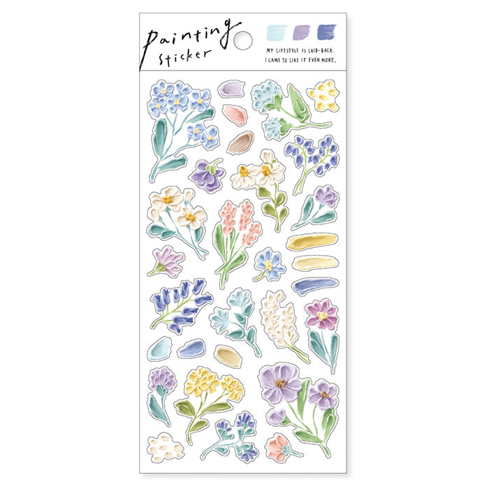 Mind Wave - Flower Painting Sticker