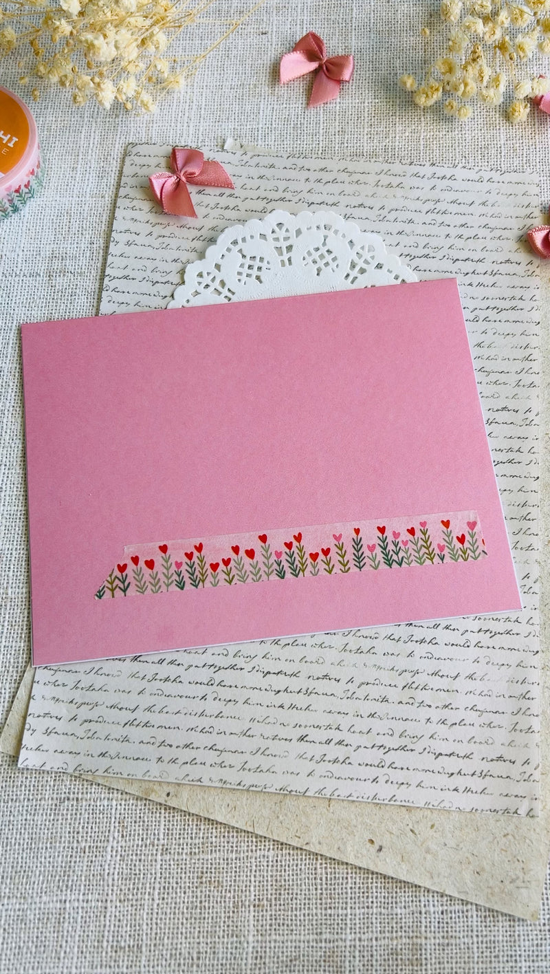 Girl of All Work - Field of Hearts Washi Tape