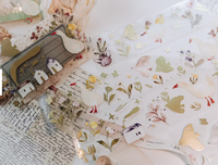 Meow Illustration - Woodland Story Cottage Farmstyle PET Tape (Sample Loop)