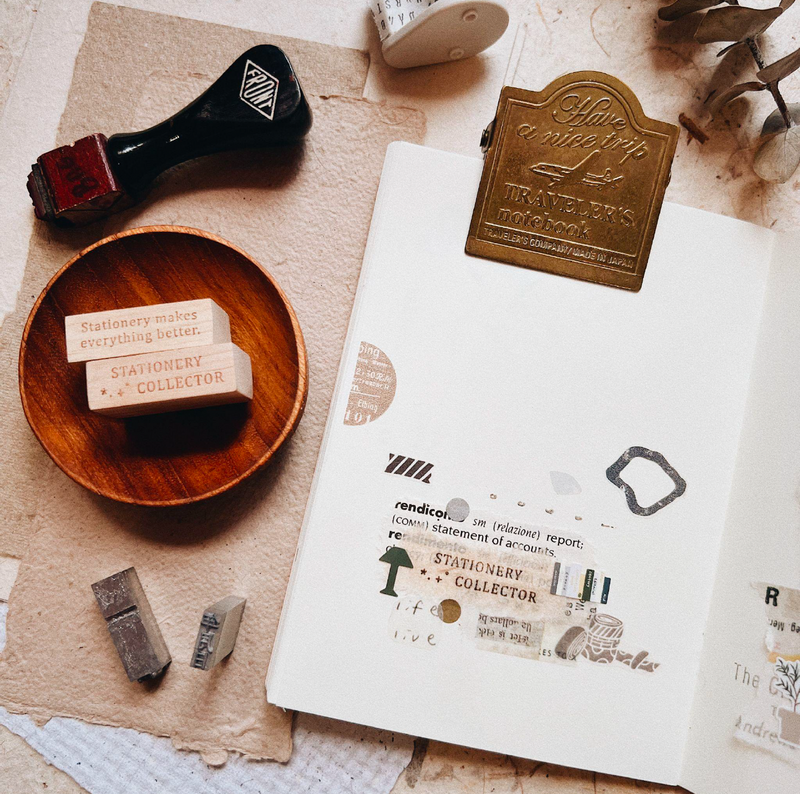 PensPaperPlanner - "Stationery Makes Everything Better" Rubber Stamp
