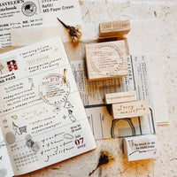 PensPaperPlanner - "Stationery Collector Checklist" Rubber Stamp