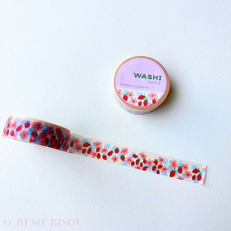 Girl of All Work - Strawberries Washi Tape