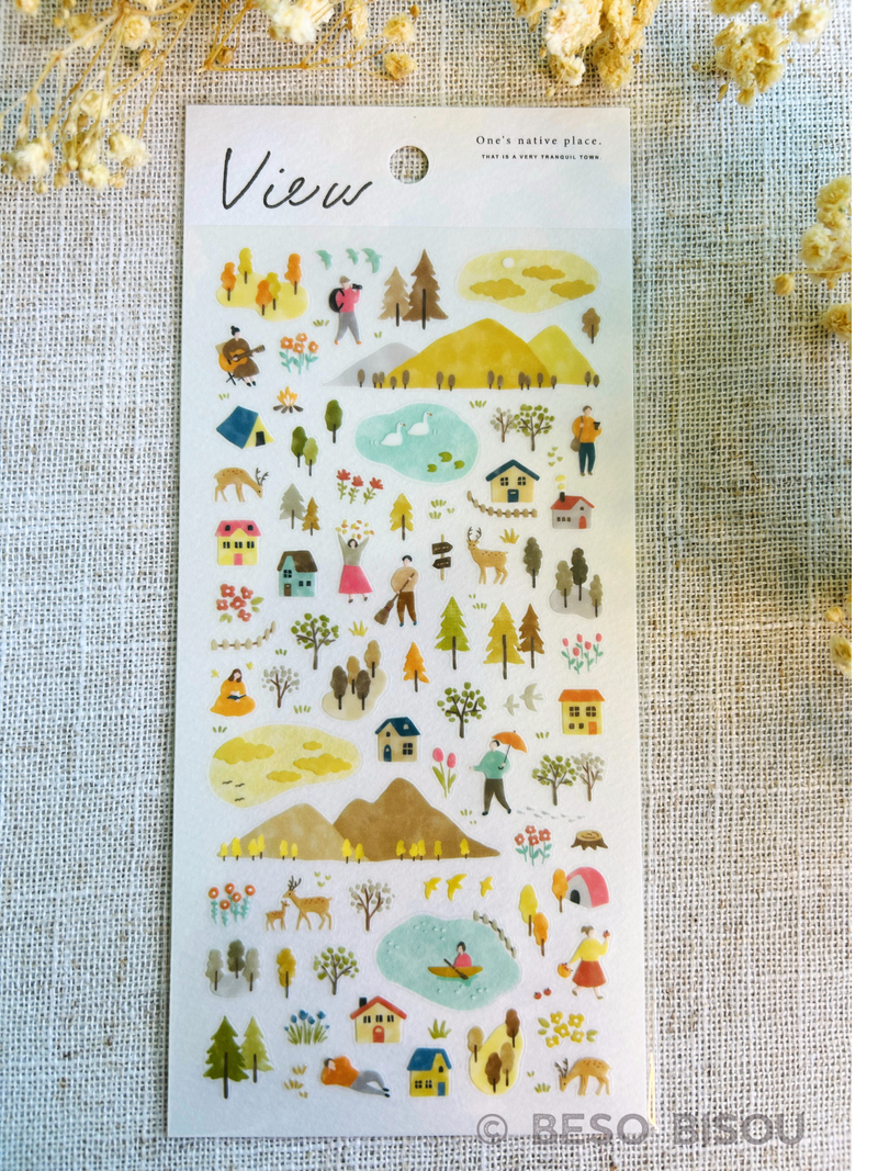 Mind Wave - View Scenic Nature Stickers (Deer)