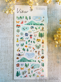 Mind Wave - View Scenic Nature Stickers (Fox)