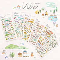 Mind Wave - View Scenic Nature Stickers (Fox)