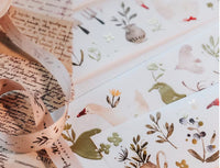 Meow Illustration - Woodland Story Cottage Farmstyle Release Tape