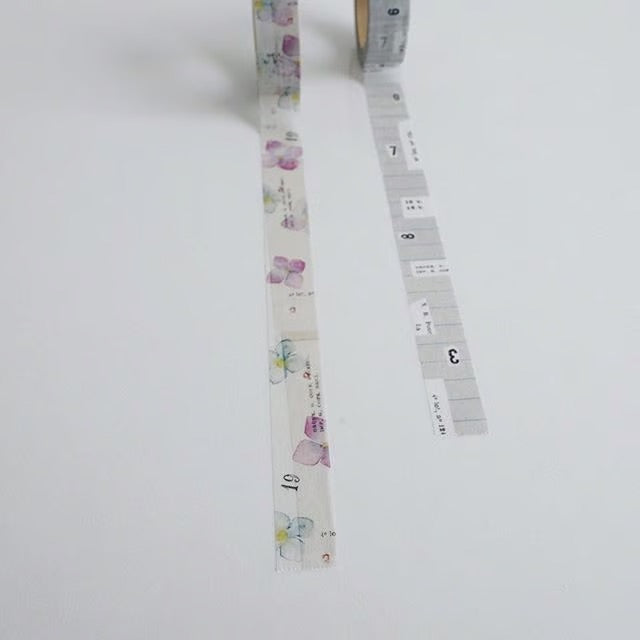 Yohaku -  Hydrangea Watercolor Washi Tape (Y037)