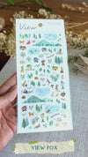 Mind Wave - View Scenic Nature Stickers (Rabbit)