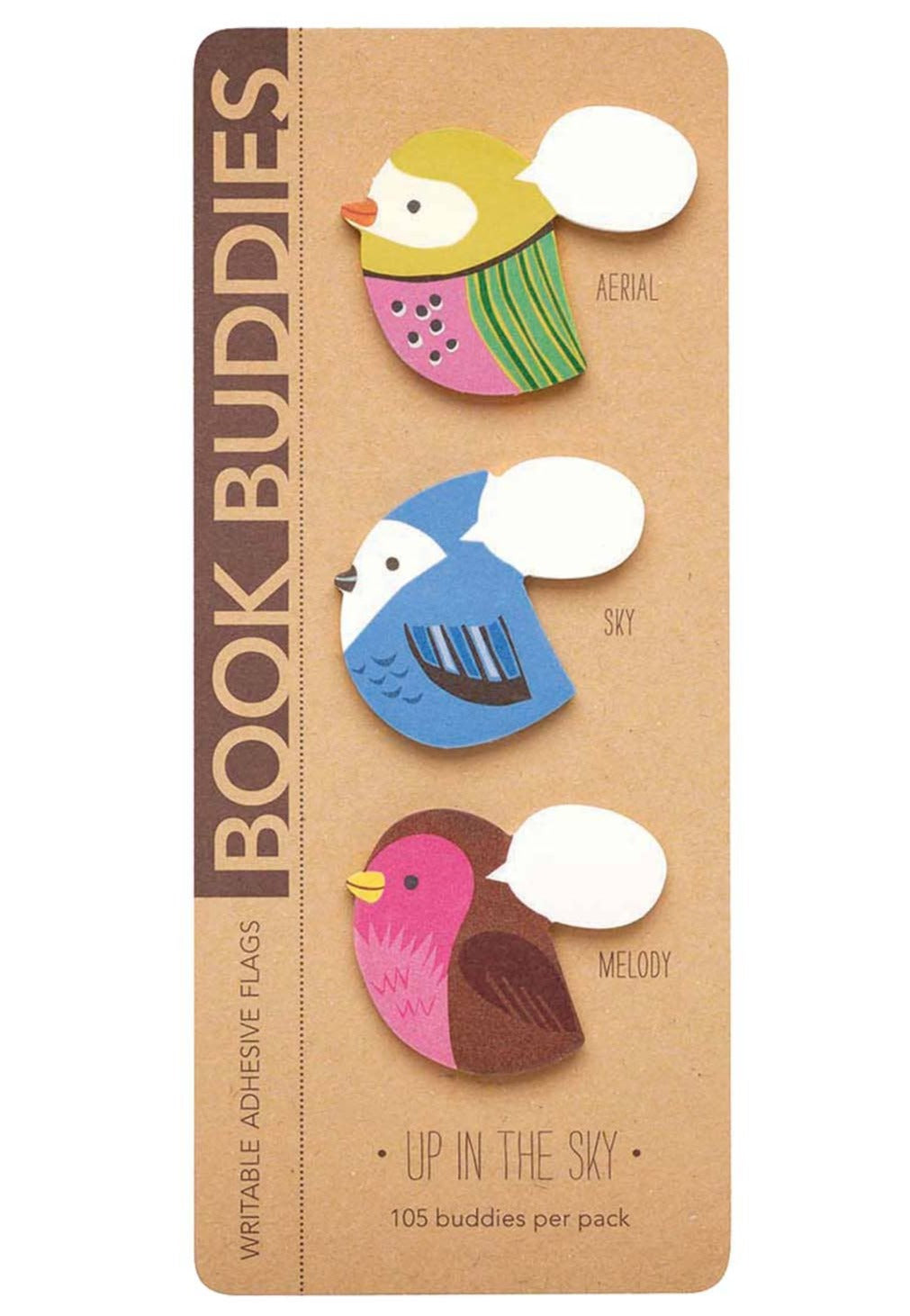 Cute Bird Adhesive Flags Book Buddies