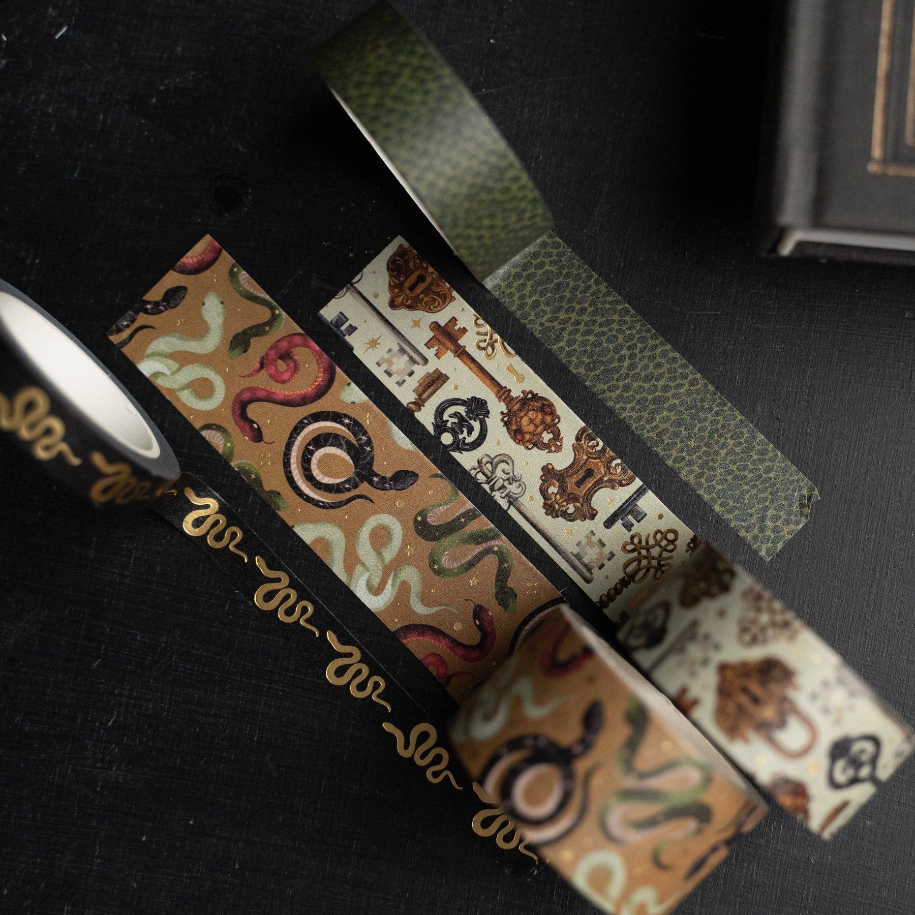 Archer and Olive - SNAKE & VINTAGE KEY | Washi Tape Set