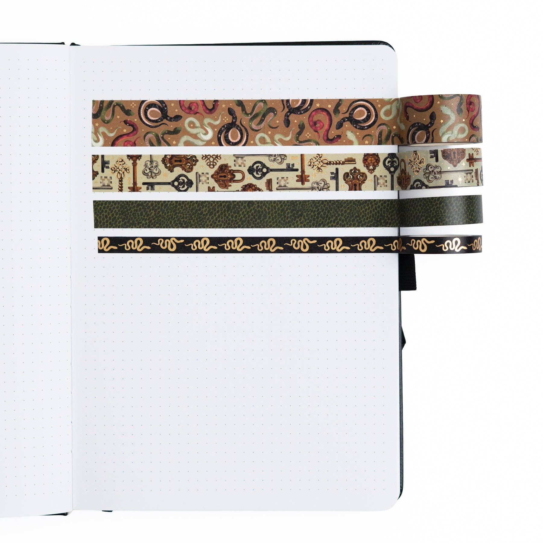 Archer and Olive - SNAKE & VINTAGE KEY | Washi Tape Set