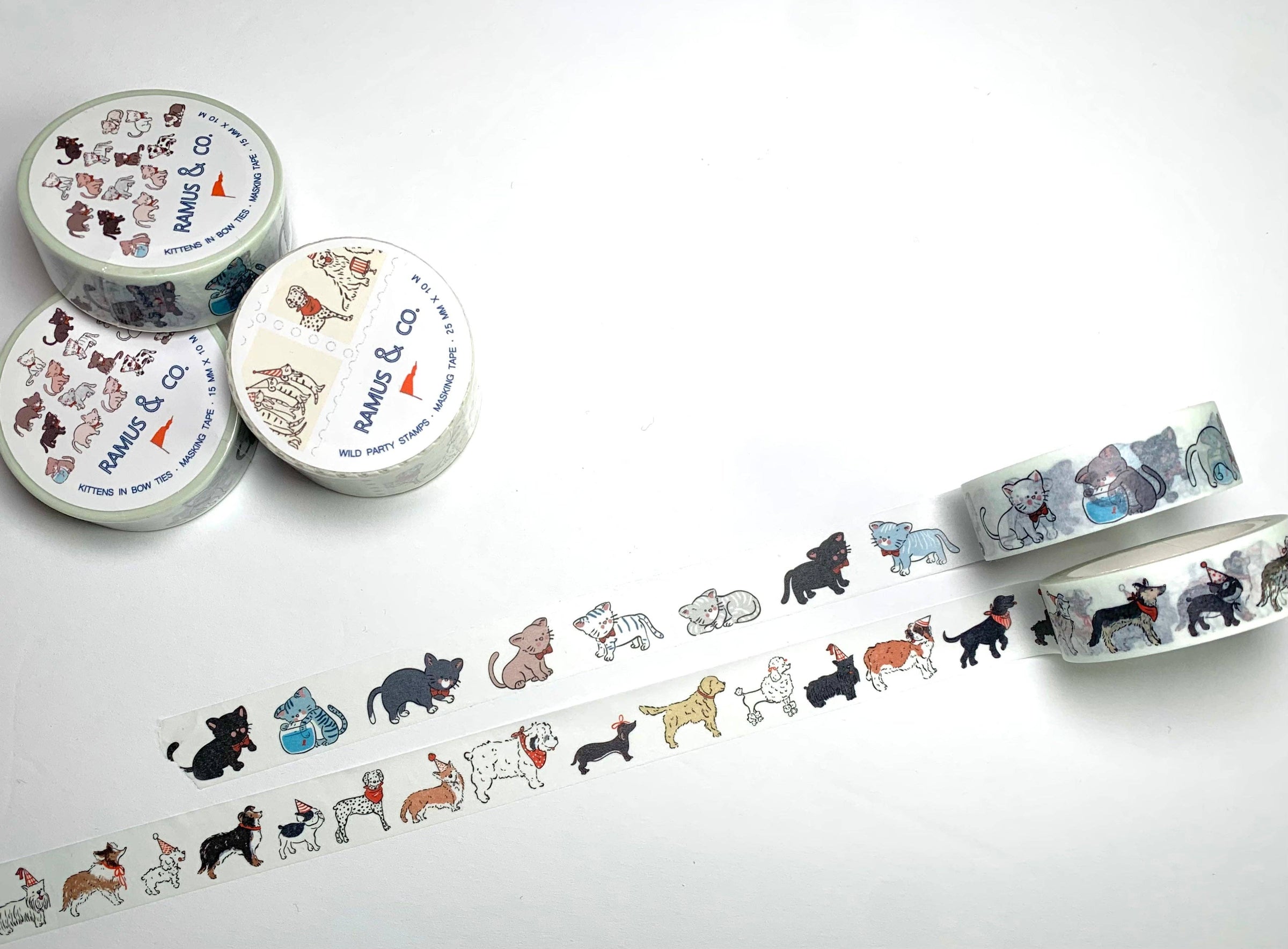 Ramus & Co. - PARTY DOGS | Washi Tape