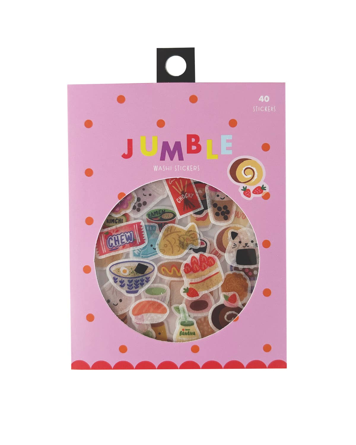 Girl of All Work - ASIAN SNACKS | Jumble Washi Stickers