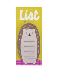 Girl of All Work - HEDGEHOG LIST | Sticky Note