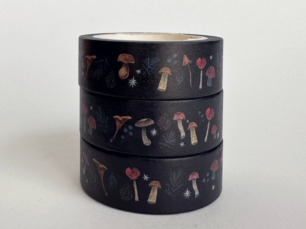 Shelley Couvillion - MUSHROOMS IN AUTUMN | Washi Tape