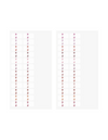 Midori Chiratto Removable Small Index Tabs - Pink