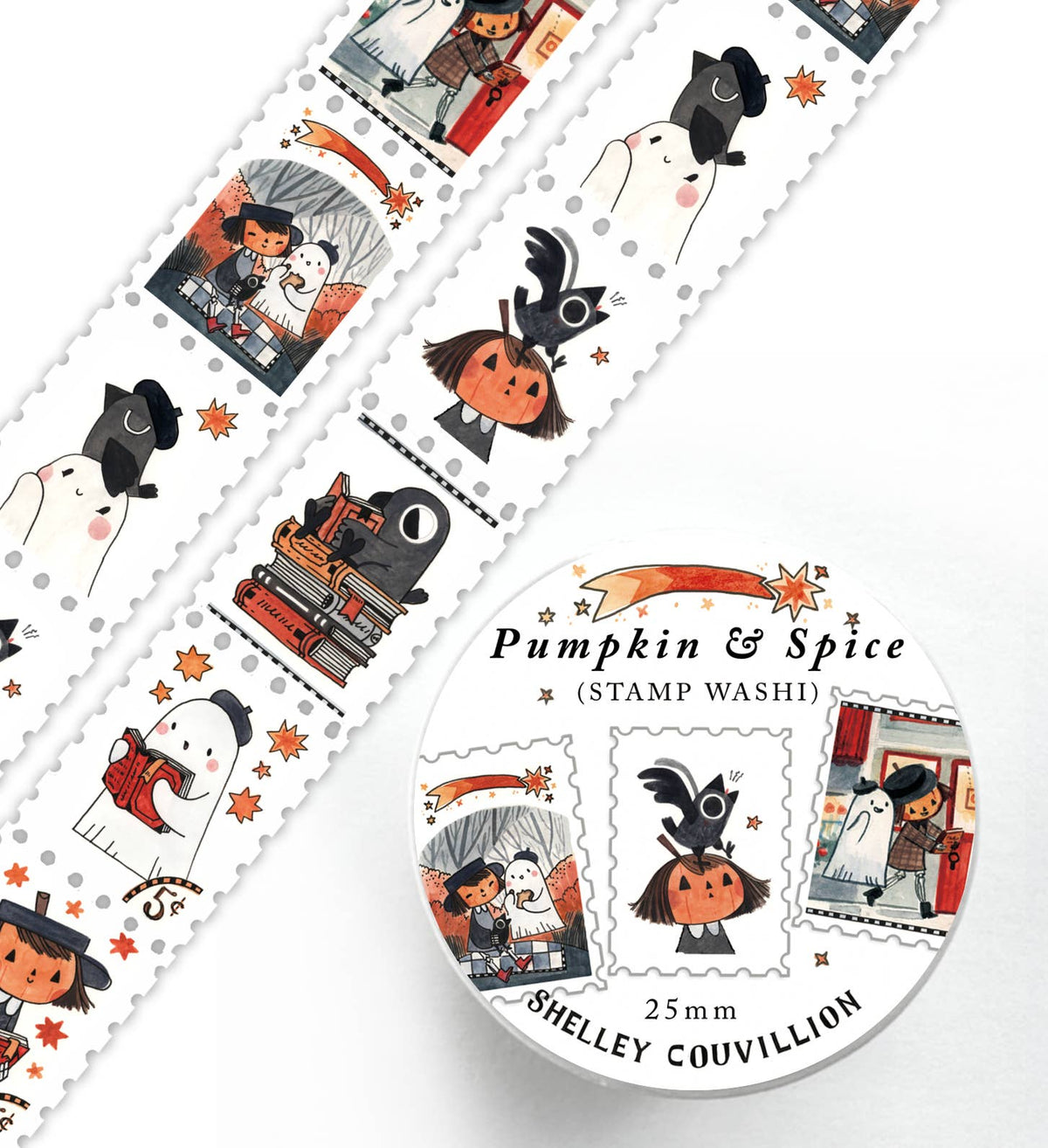 Shelley Couvillion - Pumpkin and Spice Stamp Washi Tap