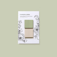 Typoflora - SAGE & CREAM | Sticky Notes