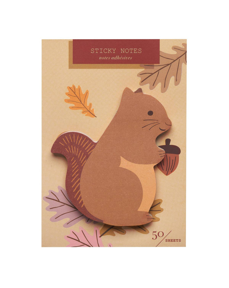 Girl of All Work - Squirrel Die Cut Single Sticky Notes