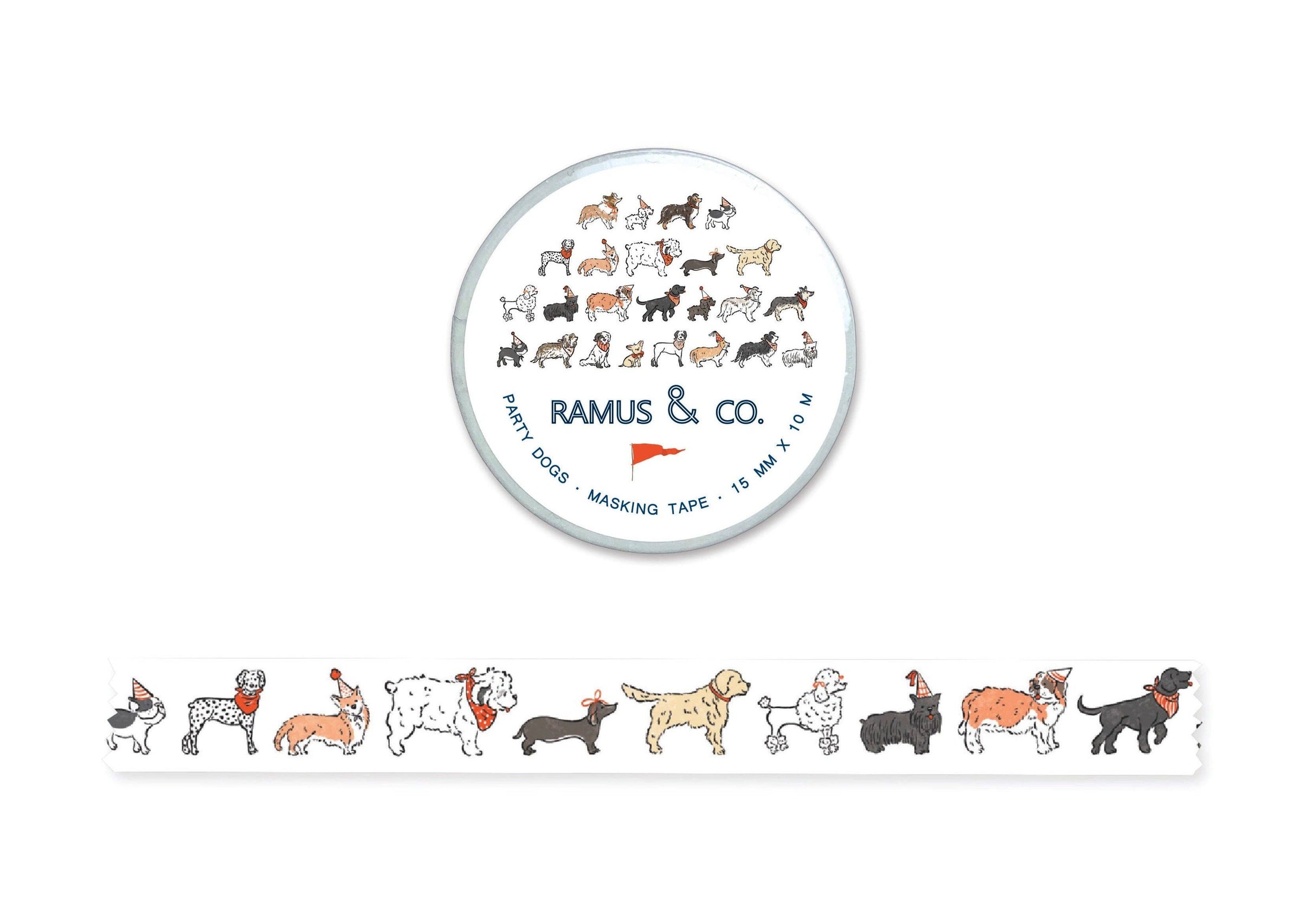 Ramus & Co. - PARTY DOGS | Washi Tape
