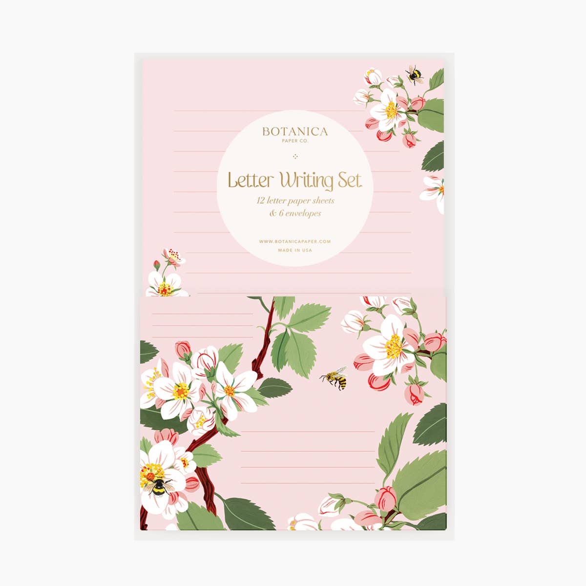 Botanica Paper Co. - APPLE BLOSSOM | Letter Writing Set