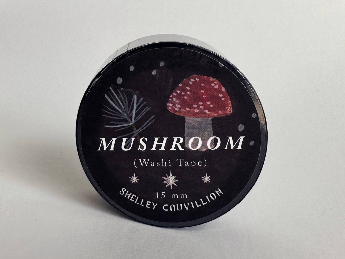 Shelley Couvillion - MUSHROOMS IN AUTUMN | Washi Tape