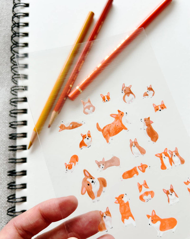 Girl of All Work - CORGI STICKER SKETCHES | Stickers