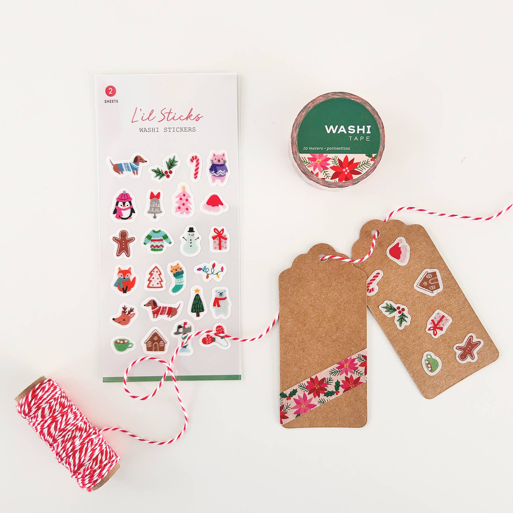 Girl of All Work - POINSETTIA | Washi Tape