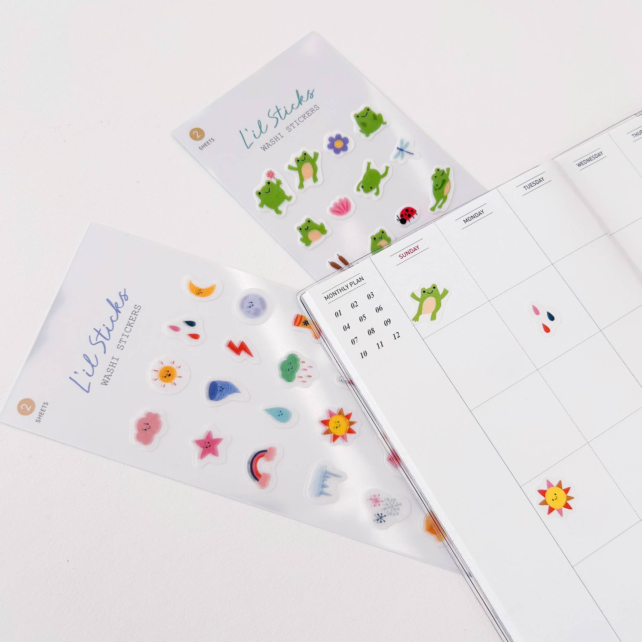 Girl of All Work - FROGS LIL STICKS | Washi Stickers