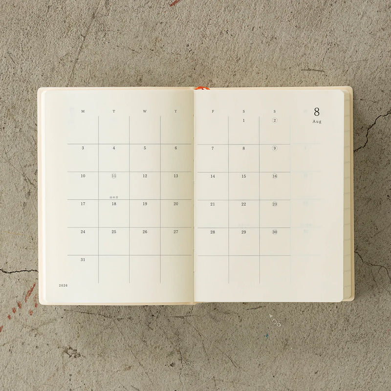 Midori MD Notebook Diary A5 - 1 Day 1 Page (2026)