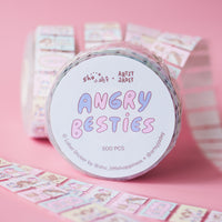 Sho Little Happiness - ANGRY BESTIES (Artsy Jadey) | Sticker Roll