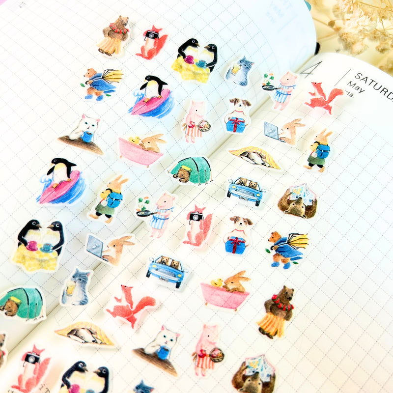 Midori - Animal Activities Sticker Sheet