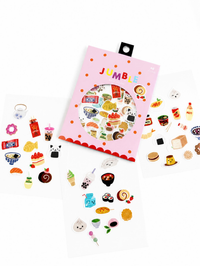 Girl of All Work - ASIAN SNACKS | Jumble Washi Stickers