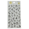 Midori - BLACK & WHITE FLOWER STICKERS (2 sheets)
