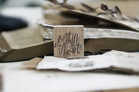 Black Milk Project - BE STILL MY HEART (Prayer Series) | Rubber Stamp