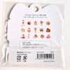 Gold-Foiled Berry Treats Dessert Flake Stickers
