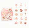 Gold-Foiled Berry Treats Dessert Flake Stickers