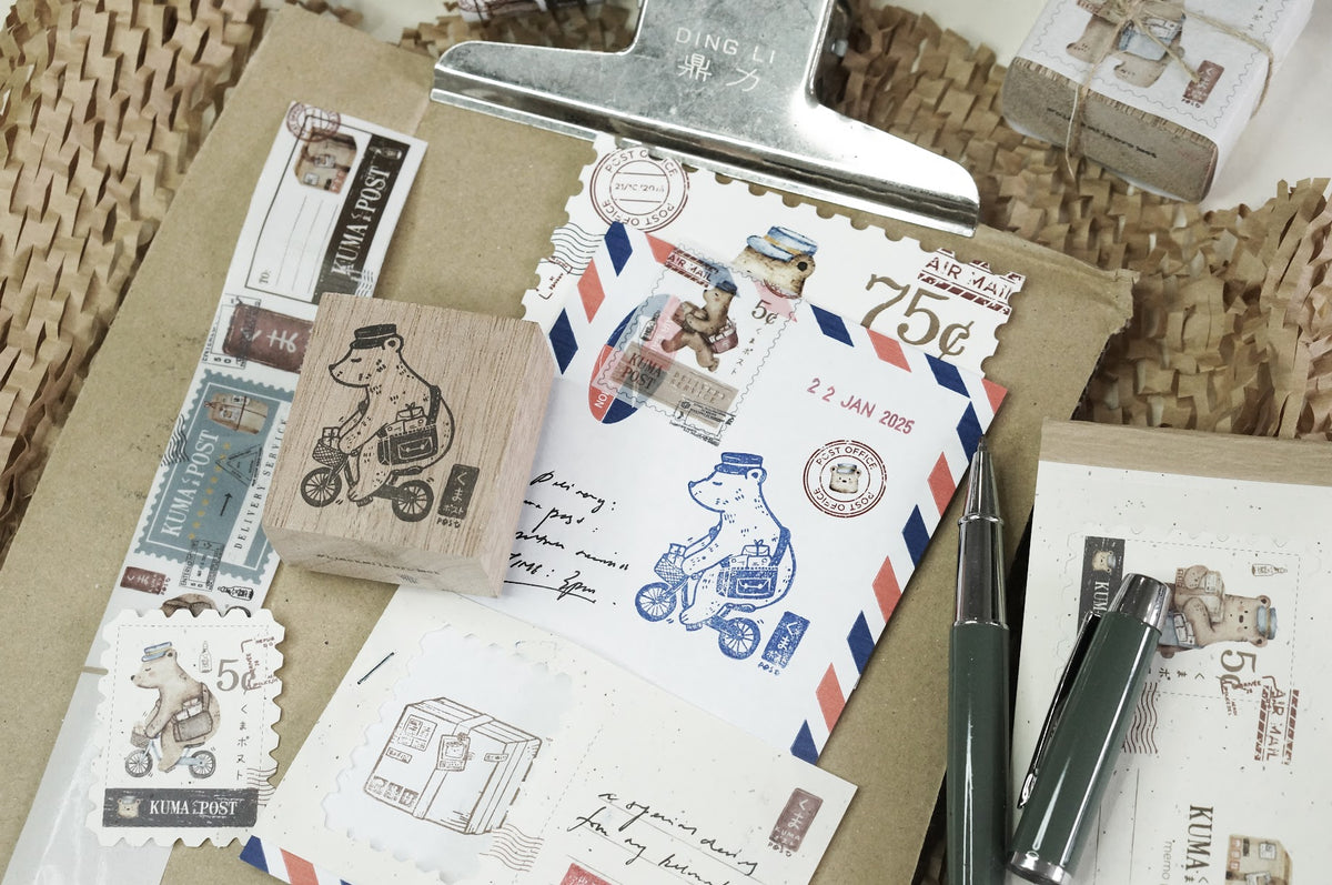 Black Milk Project - Kuma Post Series "Bicycle" Rubber Stamp