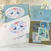Blue Birds Mini Greeting Notecard Set