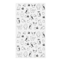 Midori Removable Bird Planner Stickers