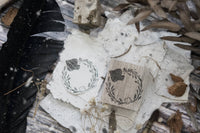 Black Milk Project - Birds Wreath Rubber Stamp