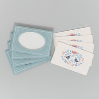 Blue Birds Mini Greeting Notecard Set
