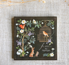 Forest Animals Washi Paper Memo Pad "The Nightingale"