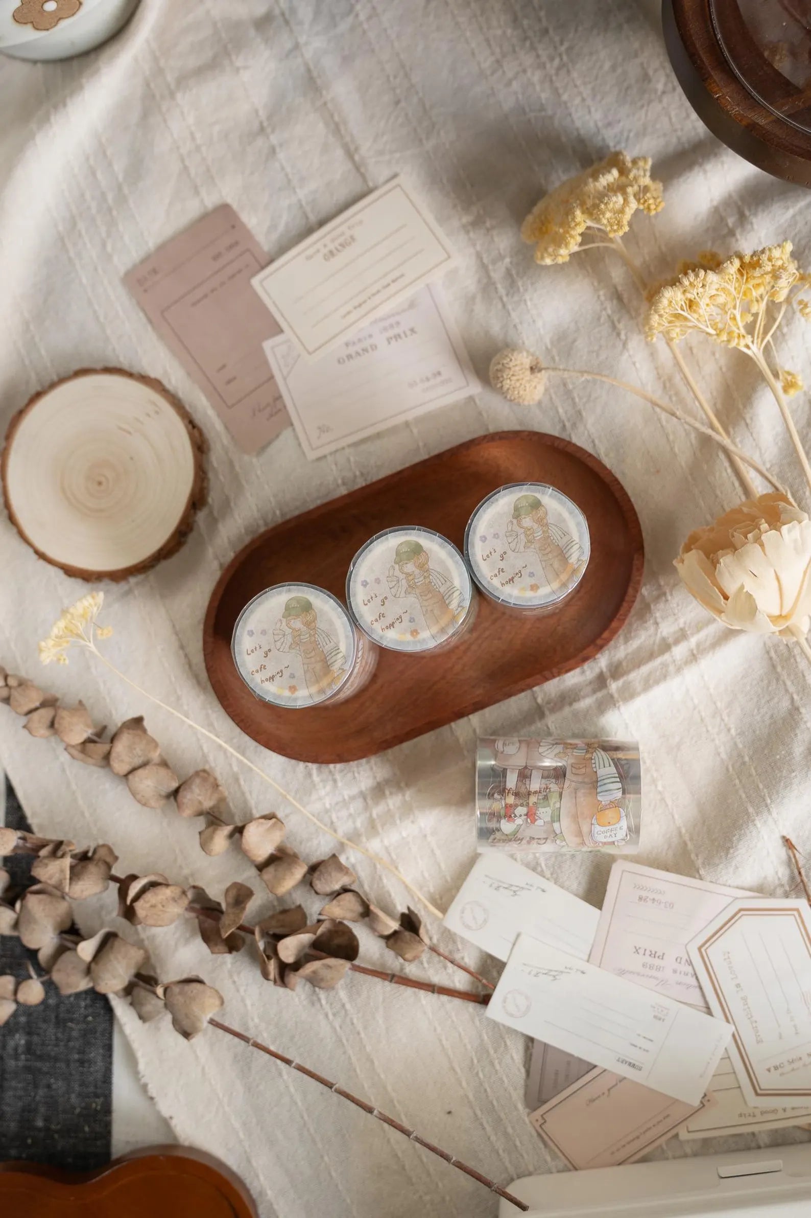 Sho Little Happiness - LET'S GO CAFE HOPPING | Kiss-Cut PET Tape