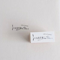 Yohaku - Carte Vintage Rubber Stamp (S-062)